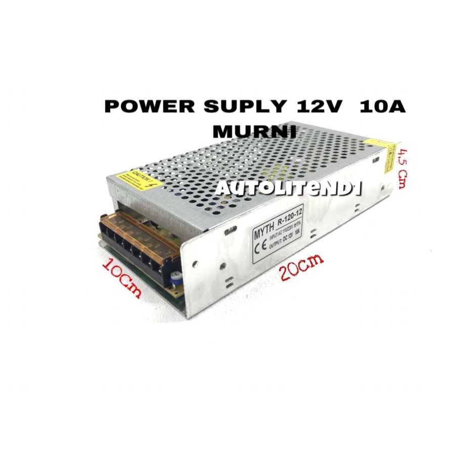 ADAPTOR PSU POWER SUPLY 12V 10A 120Watt REAL CAPACITY By ADN