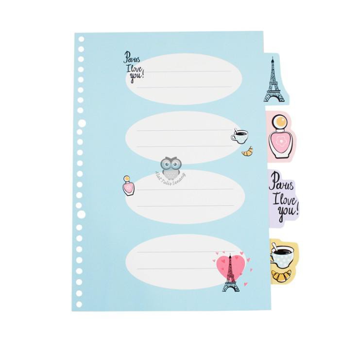 

Index Divider Ukuran B5 Ina Creative