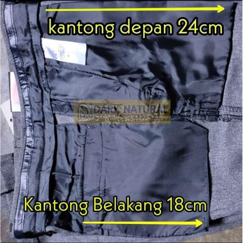 (BISA COD) Celana Formal Pria / Celana Bahan / Celana Kerja