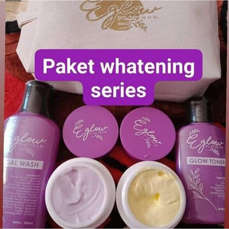 Eglow Whitening Series Kemasan Baru