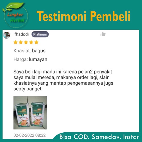 Madu VITAGERD Herbal GERD dan Asam Lambung Original Asli Ori dengan Gejala Susah Tidur Sakit Kepala Kleyengan Tenggorokan Sesak Perut Dada Panas Punggung Linu Panik jantung Berdebar