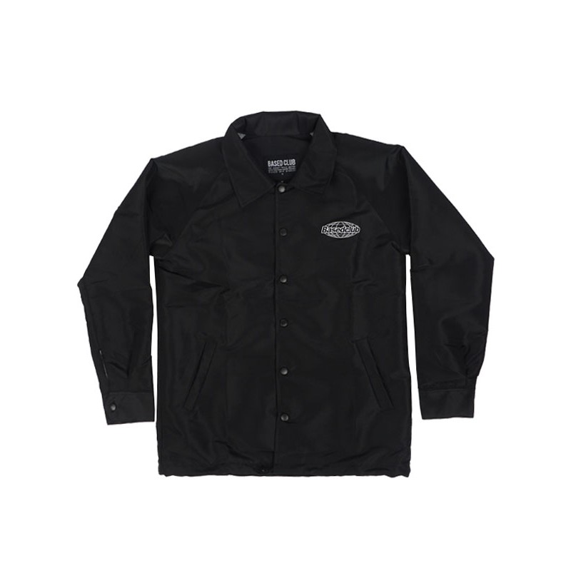 Based Club Closed Coach Jaket Hitam