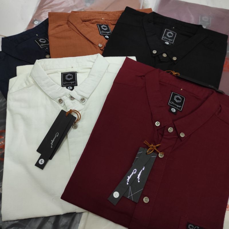 BAJU KEMEJA KERJA PRIA FORMAL CASUAL LENGAN PENDEK KATUN PREMIUM ORIGINAL TERBARU CONCEPT