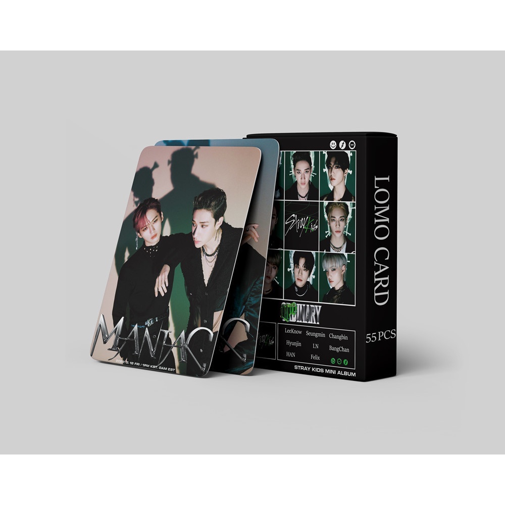 55 Pcs Kartu Foto Lomo Kpop Stray Kids Album Bin
