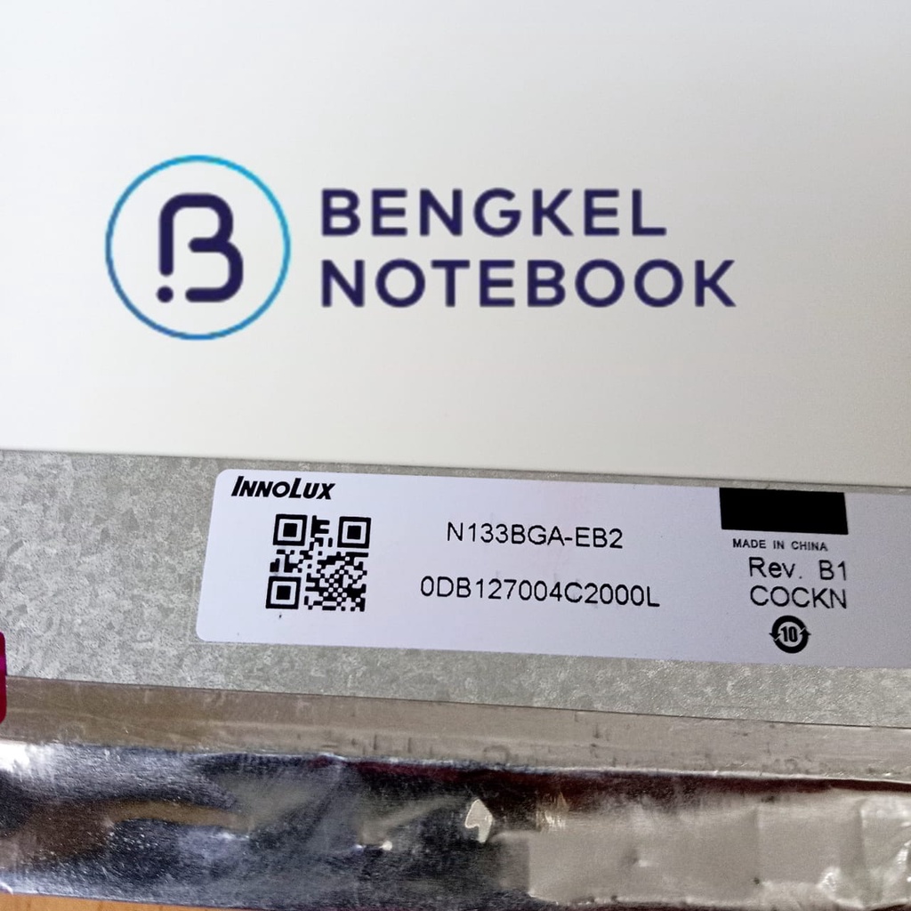LCD 13.3 LED 30pin 1366x768 No Kuping Frame kecil Socket Kanan Inverter Kecil B133XTN03.2 N133BGA-EB2