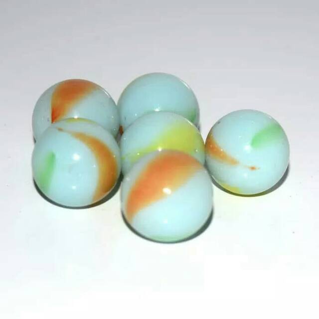 Kelereng susu putih 1kg 200pcs mainan gundu keneker kelinci guli marbles