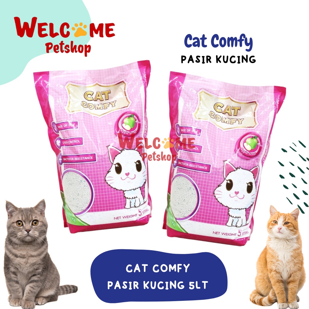 Cat Comfy 5L Pasir Gumpal Kucing Litter Sand Cat Wangi