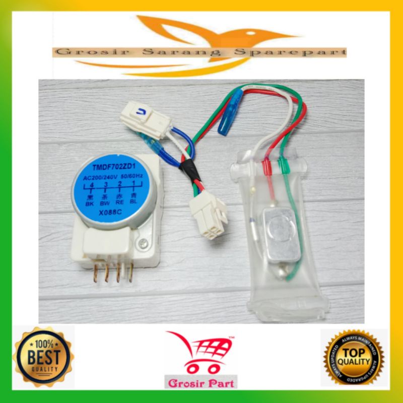 Timer & Defros Kulkas Dua Pintu Polytron