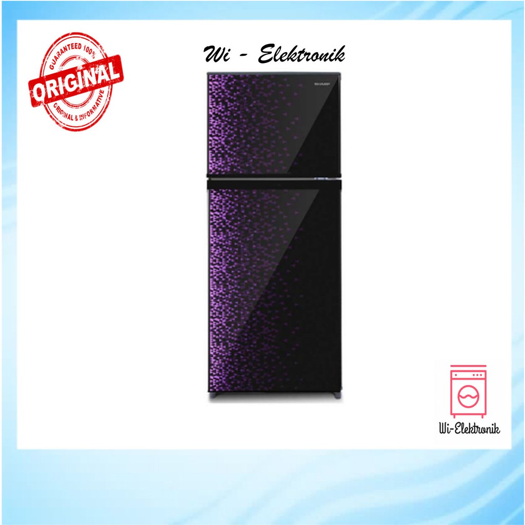 Kulkas 2 Pintu Sharp SJ 236MG GB GR Lemari Es 2Pintu SJ236MG 236 MG