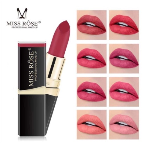 Miss Rose Lipstick Matte Anti Air