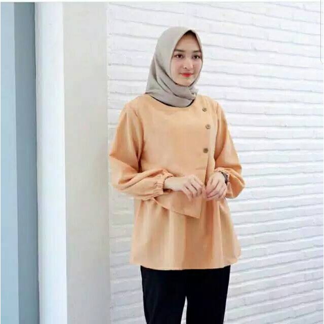 FARLA BLOUSE PREMIUM | BLOUSE IMPORT POLOS | ATASAN MUSLIMAH