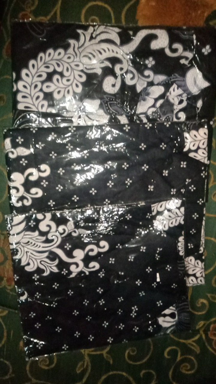 Bisa Pisah Batik Couple Keluarga Sania Ruffle Ori Ndoro Jowi Termurah Gurita Putih