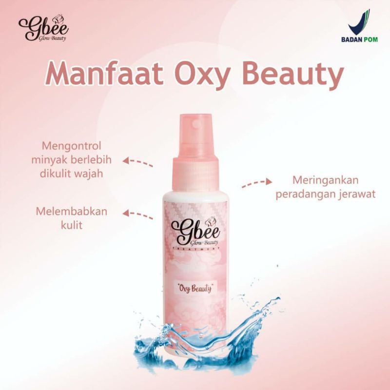 ORIGINAL OXY BEAUTY GBEE GLOW BEAUTY FACEMIST GBEE GLOWBEAUTY