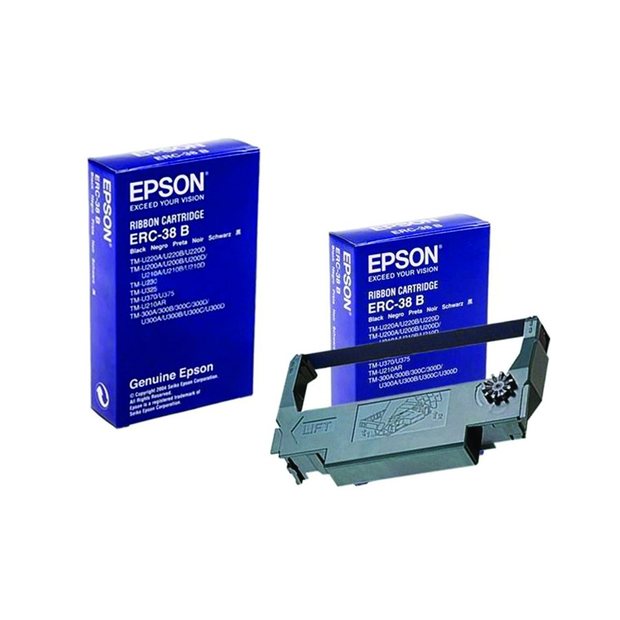 TMU | RIBBON CATRIDGE EPSON ERC-38 B FOR TM-U220 ORIGINAL RESMI