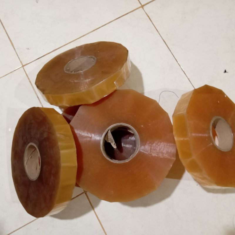 

solasi jumbo bening riject murah / lakban kiloan murah
