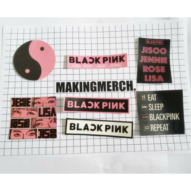 

Stiker Black Pink