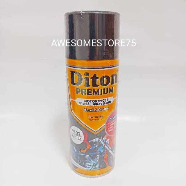 DITON PREMIUM 9102 WHITE Putih Cat Semprot Pilox Pylox