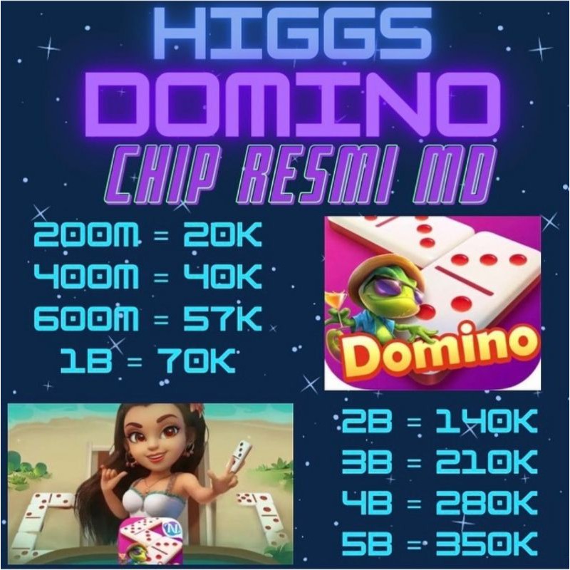 Chip Higgs Domino Md Ungu Resmi 60m 1b 1000 Real Shopee Indonesia