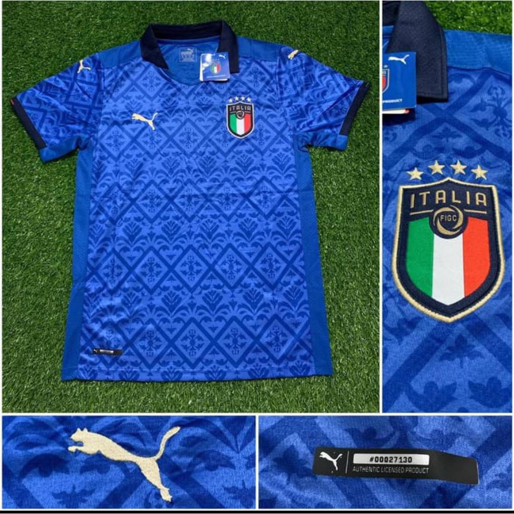 Jersey Kaos Sepakbola Timnas Italia Home New 2020/2021