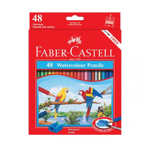 

Pensil Warna Faber Castell Watercolour 48 Warna