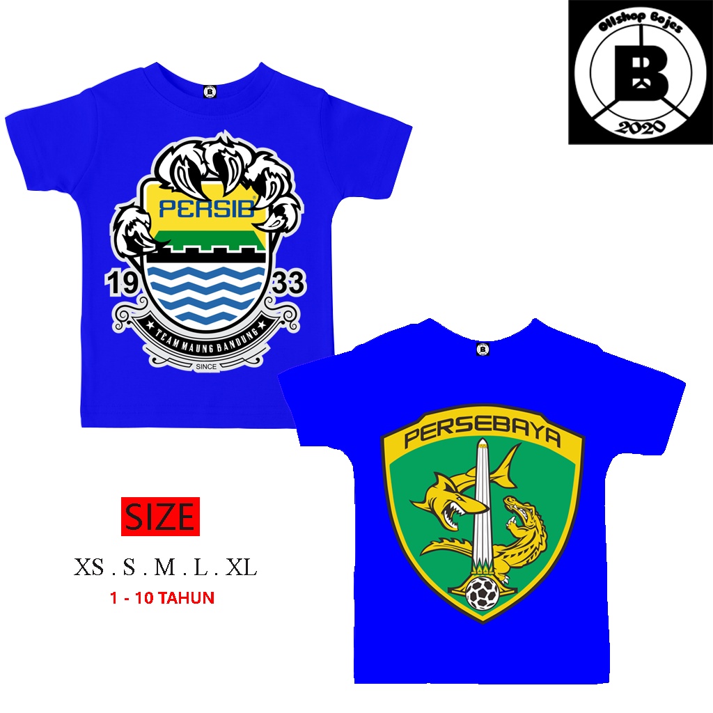 Kaos Anak Persib Since 2015 Baju Persebaya - Ollshopbojes