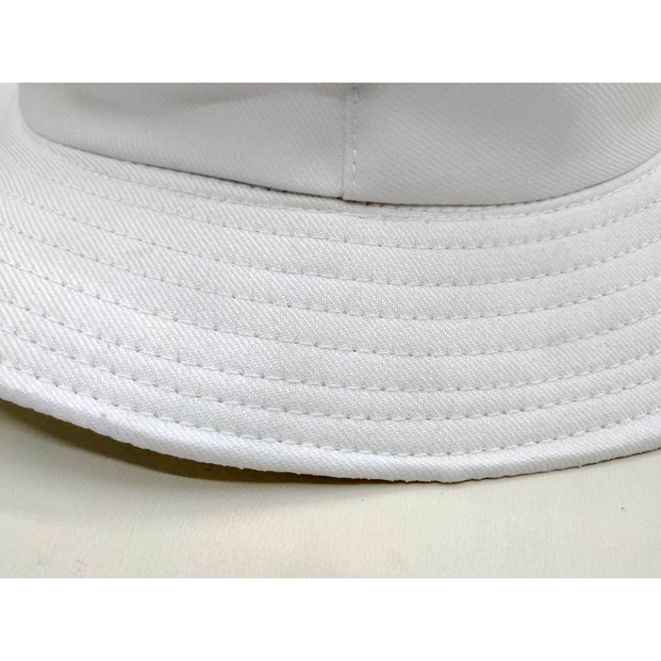 Topi Anak Haji Manasik Umroh Keplek Rimba Putih Polos / Bordir Indonesia-5