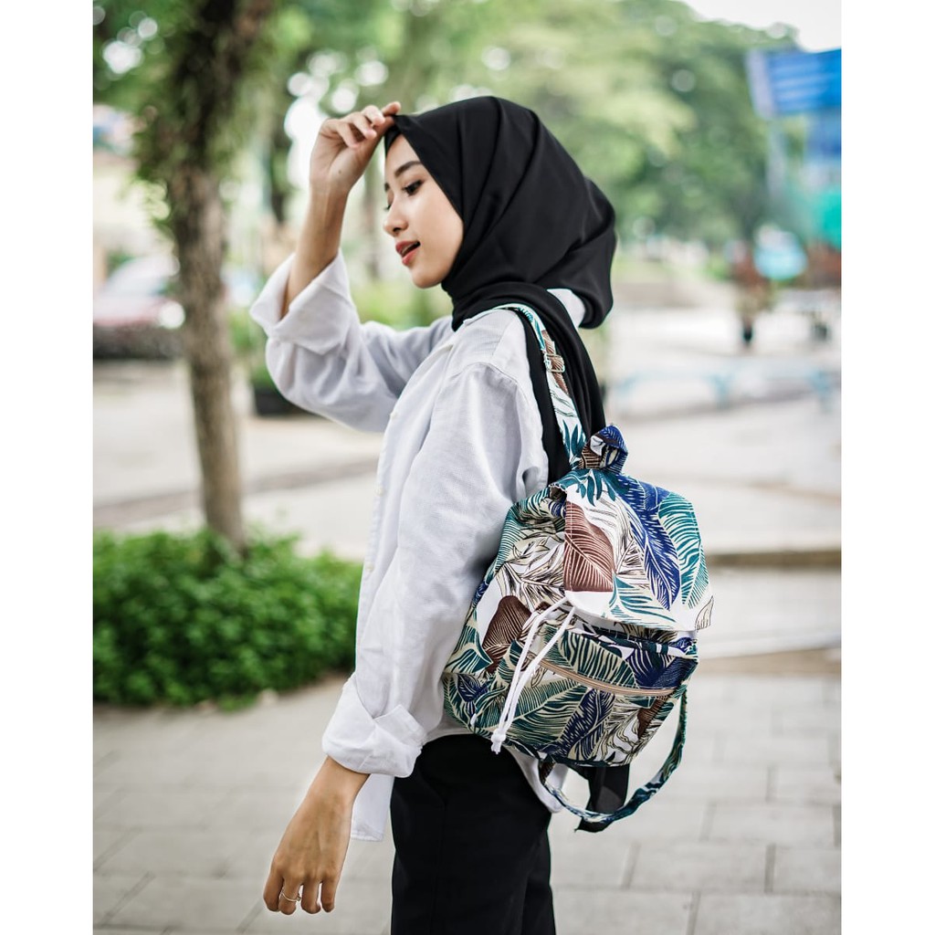 SALE BARANG REJECT // Tas Ransel Serut // taskanvasbdg - tas kanvas ransel wanita