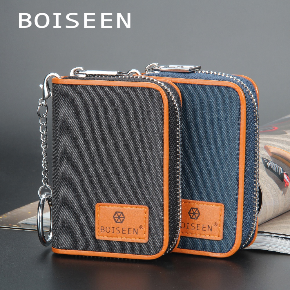 BOISEEN D6101 Dompet Kartu Pria Wanita Bahan Kulit PU Leather Premium WATCHKITE WKOS