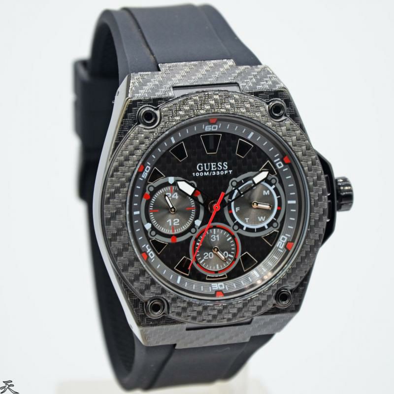 Jam Tangan pria Guess W1048G1 - W1048G2 Rubber Original Murah