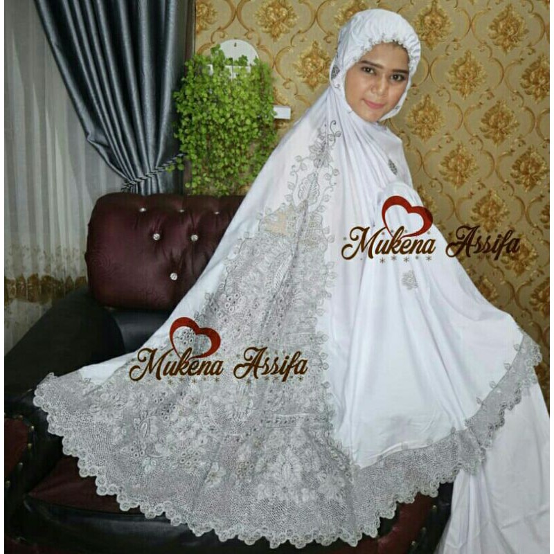 MUKENA DEWASA BORDIR PUNGGUNG MUKENA BORDIR PADANG BUKITTINGGI