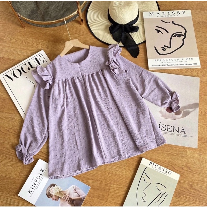 OSELA BLOUSE CRINKLE URAGIRI / ATASAN MUSLIM WANITA TERLARIS