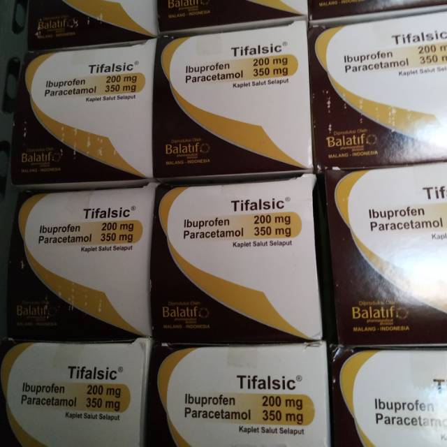 Tifalsic ibuprofen 200 mg paracetamol 350 mg