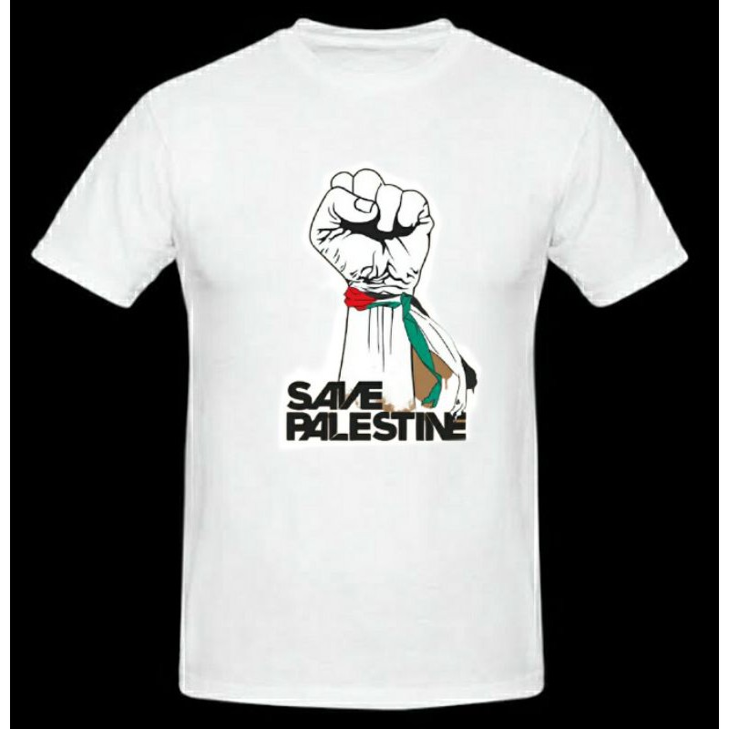 T-shirt Kaos Distro SAVE PALESTINE