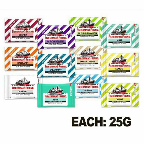

❤HBP❤ FISHERMAN FRIEND PERMEN ALL VARIAN 25GR ㆃ