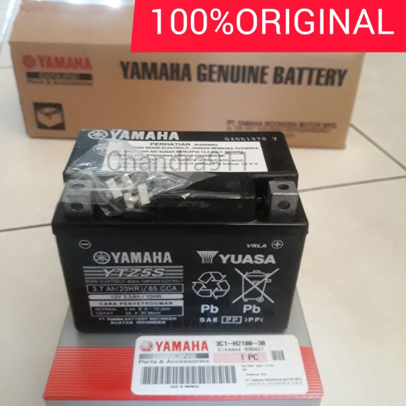 Jual ORI YAMAHA Aki Yuasa Ytz5s kering mio soul j gt m3 125 vixion pnp