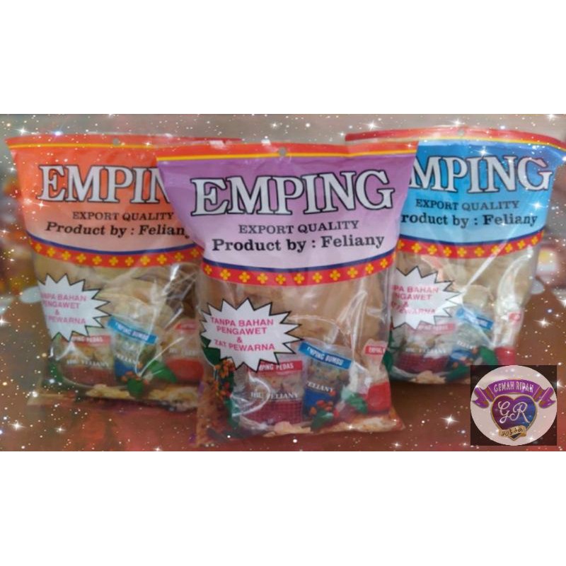 Emping Melinjo Mentah l Emping Berbumbu l Emping Gemah Ripah l Emping Jogja Best Seller