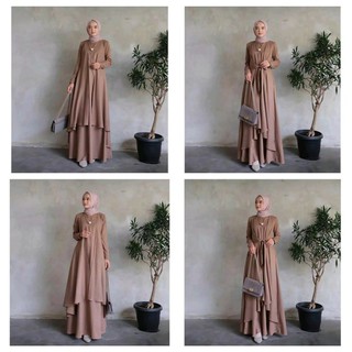  Baju  Gamis  Wanita  Syari Dewasa  Alana Maxi Fashion Busana 