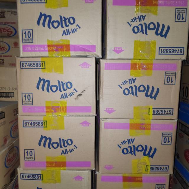 Molto All-in-1 20ml sachet Kemasan DUS