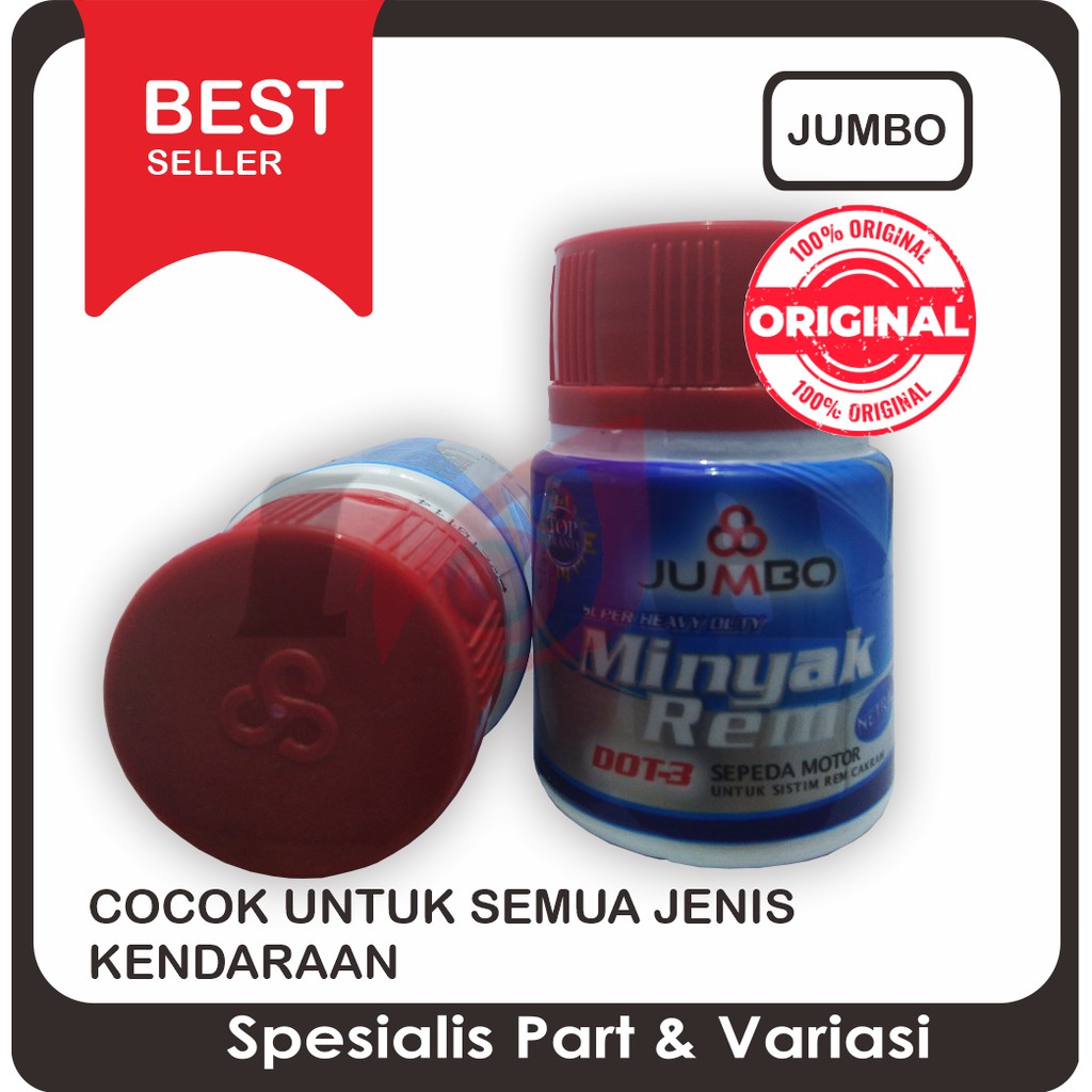 Oli Minyak Rem Jumbo Dot 3 Kemasan Kecil 50ml