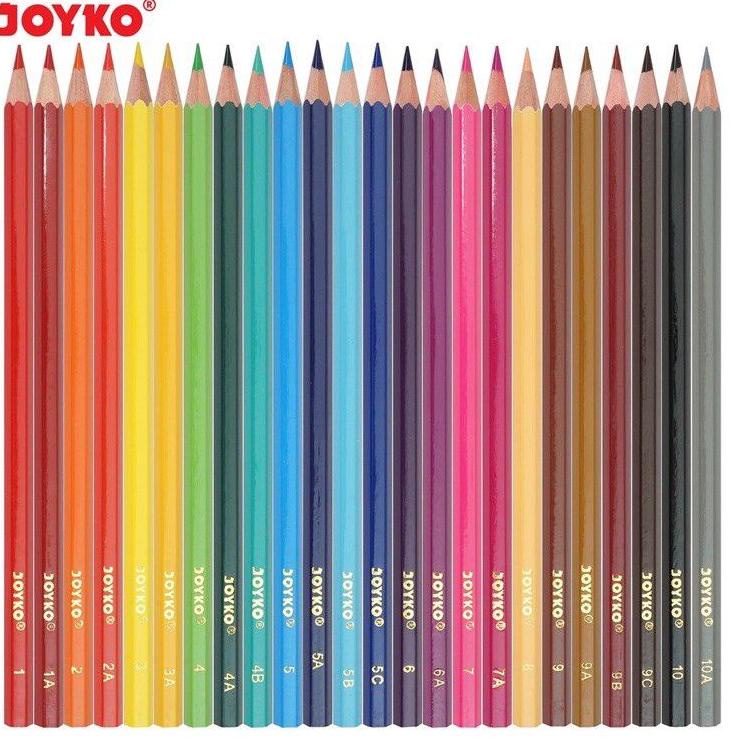 

(Q6M6) Pensil warna Joyko 24 CP-24PB ( 1 set ) //Trend@update