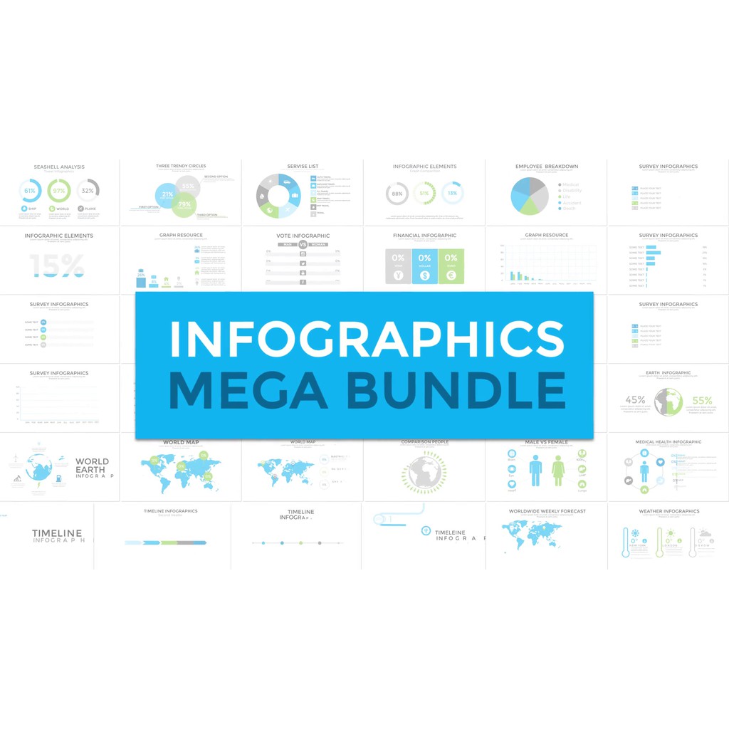 

NS Videohive Infographics Mega Bundle After Effect template