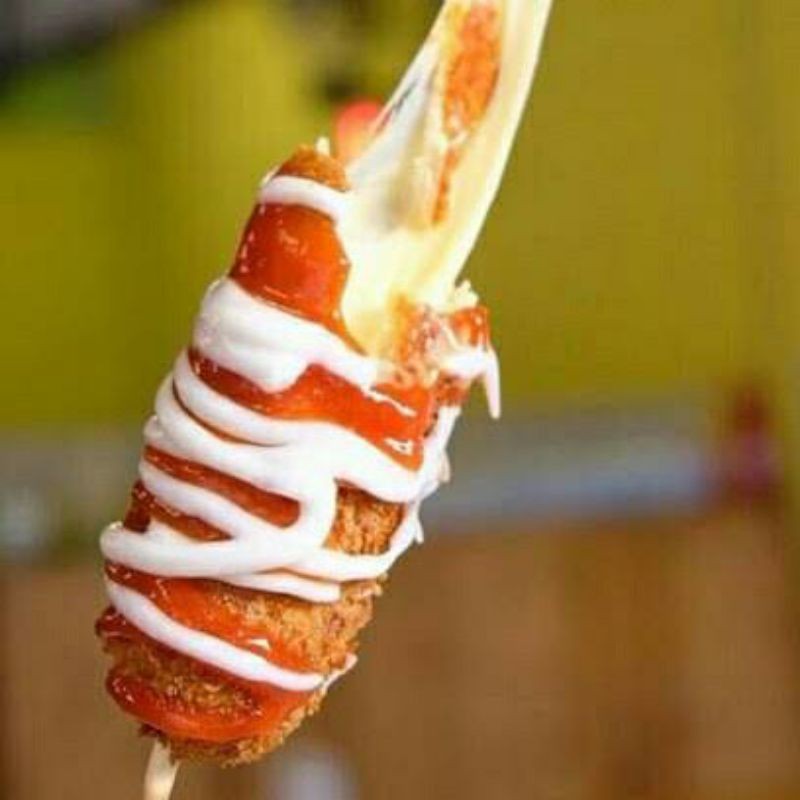 

Corndog Premium Mozarella Isi 4 Golden Delies