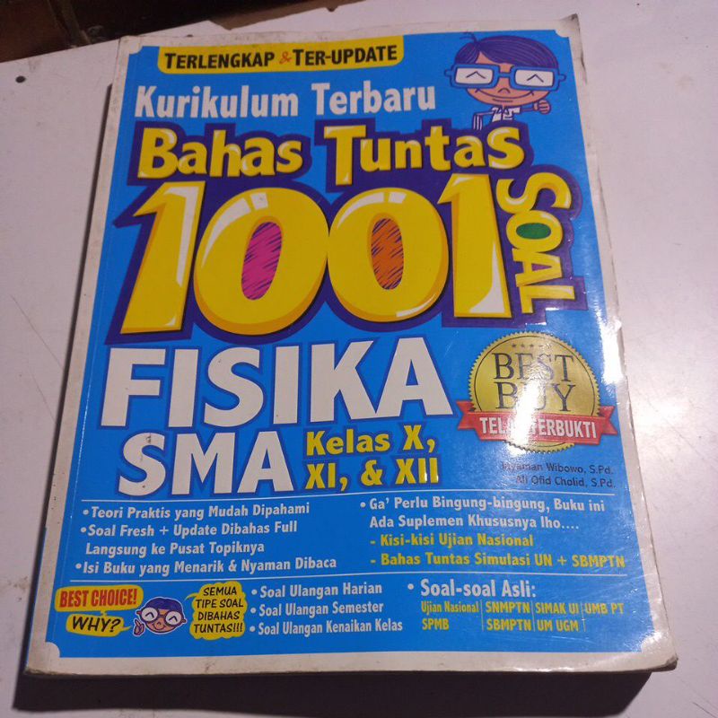 BAHAS TUNTAS 1001 SOAL FISIKA SMA Kelas X,XI, & XII.