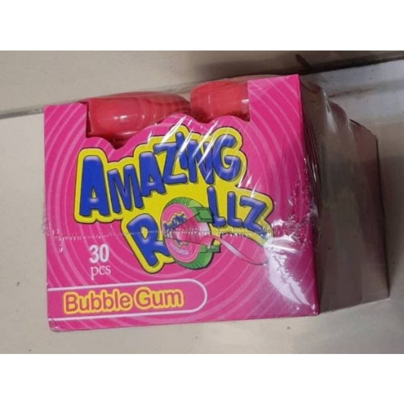 Permen Karet Amazing Roll Bublle Gum Per Pack 30pc