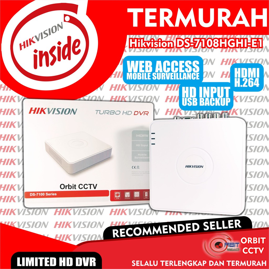 HISKVISION DVR DS 7100 SERIES 1080p