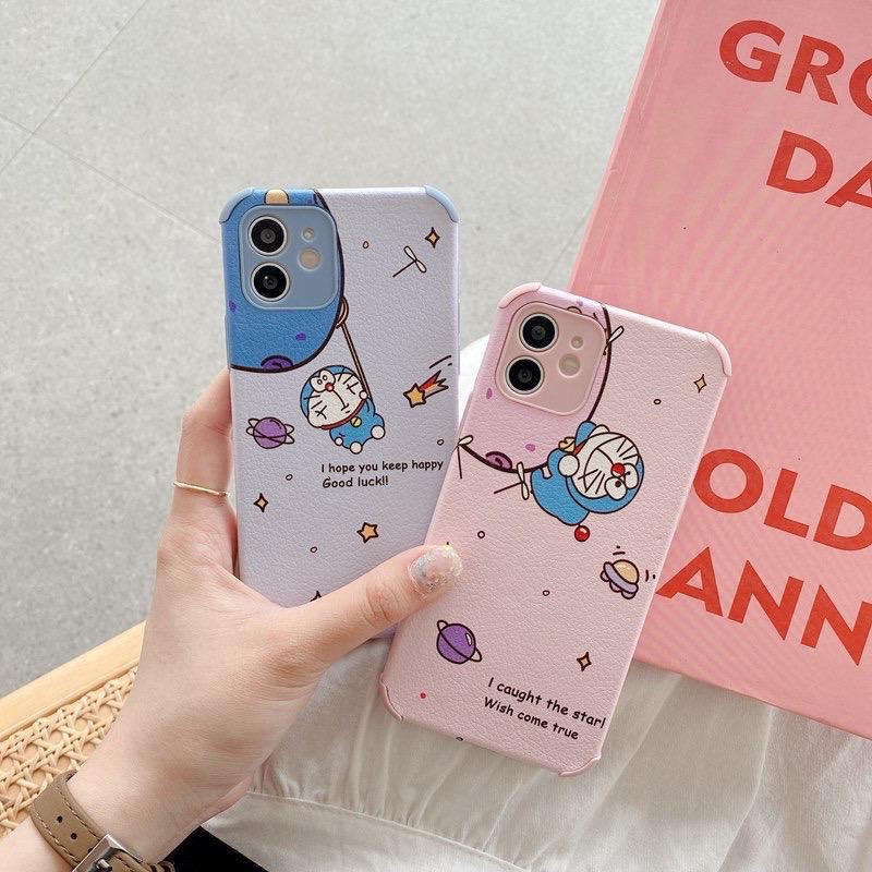 CASE FOR SAMSUNG J2PRIME M11 OPPO F9 A5S A37 RENO 4F A54 A15 REALME C21 C17 - LEATHER CASE DORAEMON