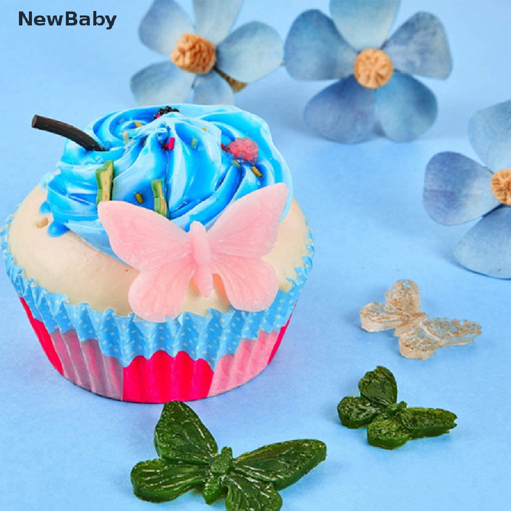 Cetakan Fondant Bentuk Bayi Butterfly 3D Bahan Silikon Untuk Dekorasi Kue