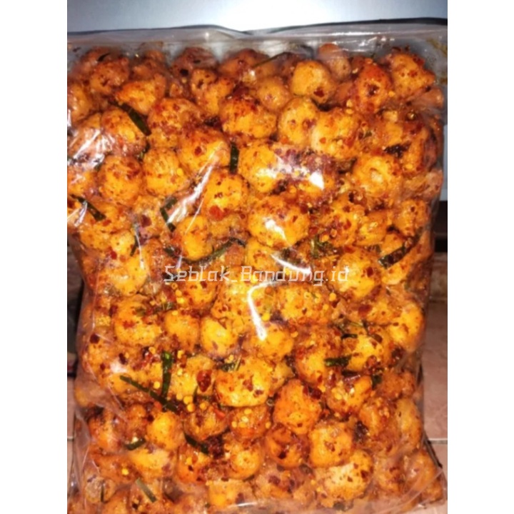 

Siomay mini kering pedas extra daun jeruk isi 500gram