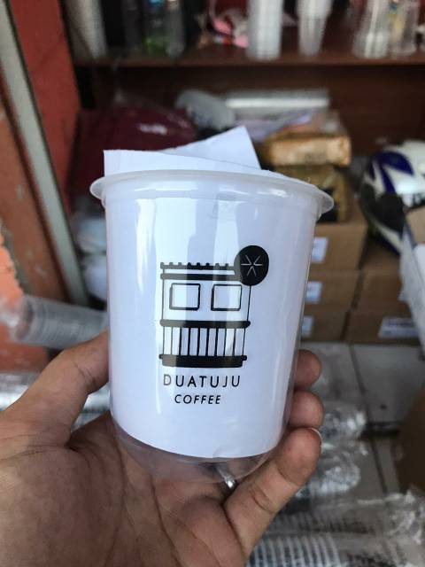 Sablon Cup Oval 14oz (sablon + cup)