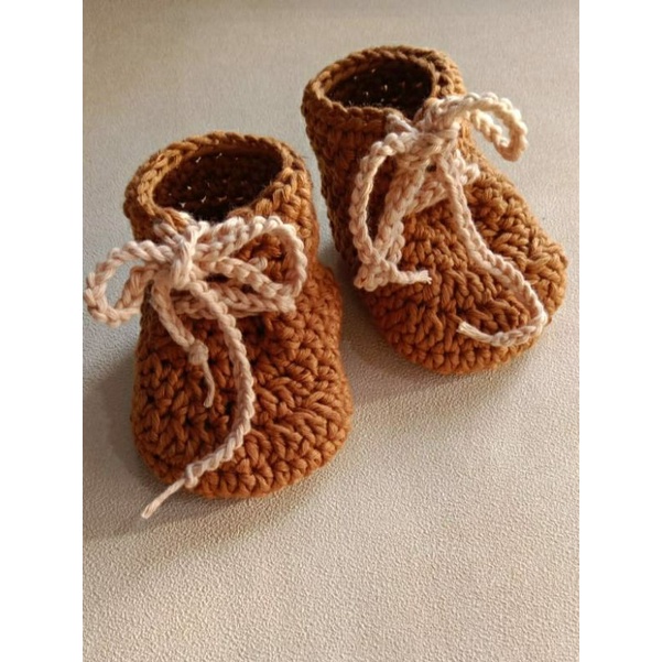 Ready | Sepatu rajut bayi perempuan newborn 0 12 bulan
